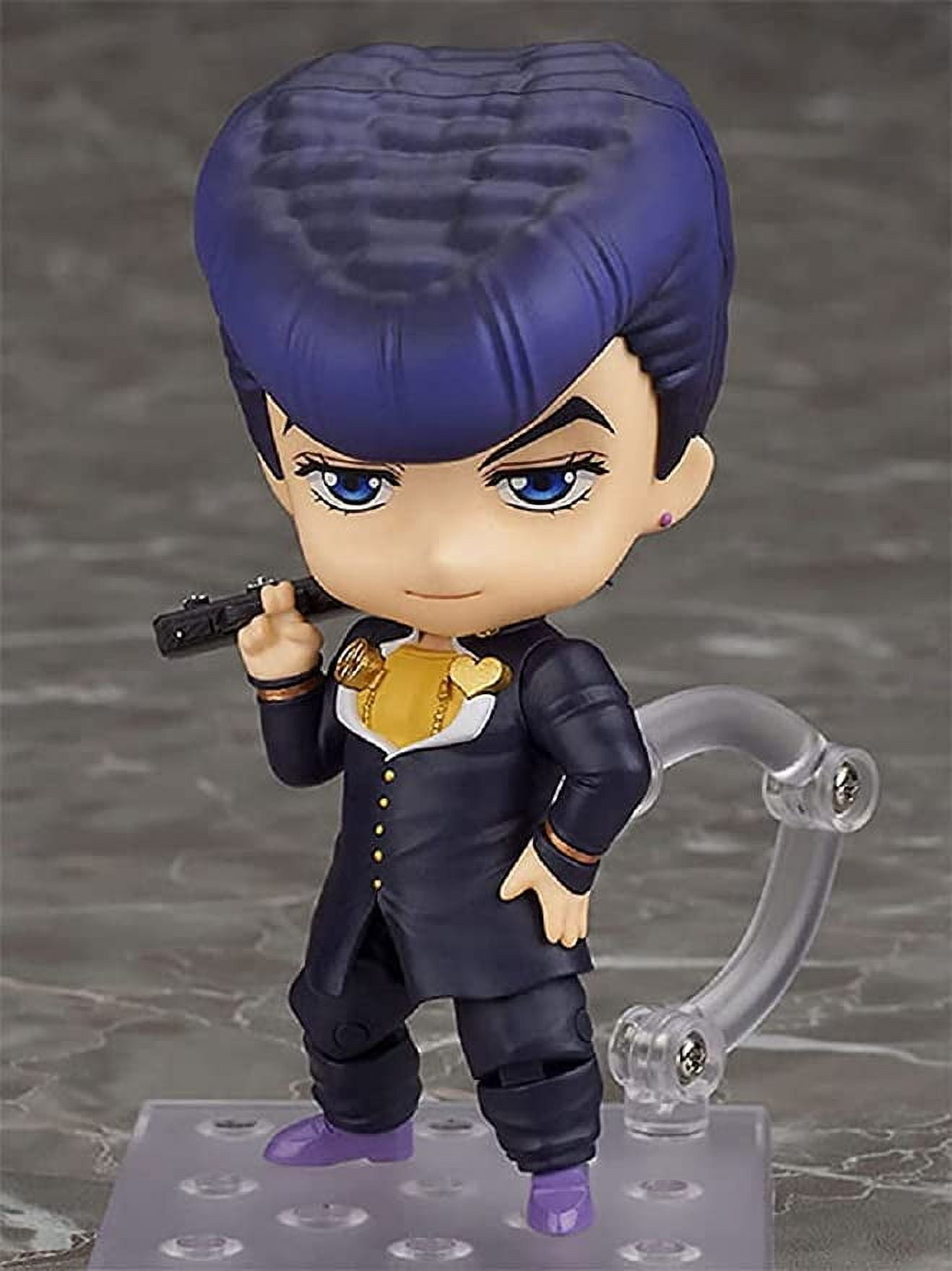Q Version JoJo's Bizarre Adventure: Higashikata Josuke Accessories Replaceable Anime Figure Gaming Nendoroid Action Figures Desktop Figures