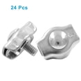 thumbnail image 4 of HUGFEGWE 24Pcs M3 Simplex Clamps Wire Rope Clip Cable Clamps - 304 Stainless Steel - Single Bolt Cable Clips Clamp Fastener for 1/8 Inch Diameter Wire Rope UA824-12914, 4 of 5