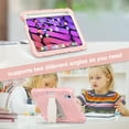 thumbnail image 5 of Allytechgroup for iPad Mini 7 Kids Case, for iPad Mini 6th/7th Generation Cases with Pencil Holder Kickstand Shockproof Protective Back Cover for iPad Mini 6/7 Case 8.3 Inch, Cherryblossomspink, 5 of 9