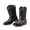 BROWN/BLACK, variant on Kids Cowboy Boots for Girls & Boys Square Toe Mid Calf Western Riding Boots Toddler Little Kid Big Kid Sizes