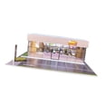 thumbnail image 2 of Vitrina para modelos de coches a escala 1/64, caja de almacenamiento para coches de juguete, accesorio fotográfico, decoración a prueba de polvo con Hamburguesería, 2 of 8
