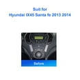 thumbnail image 4 of Double Din 9 Inch Andriod Car Radio Plastic Fascia For Hyundai IX45 Santa fe 2013 2014 Stereo Panel Frame Mount Trim Kit, 4 of 5