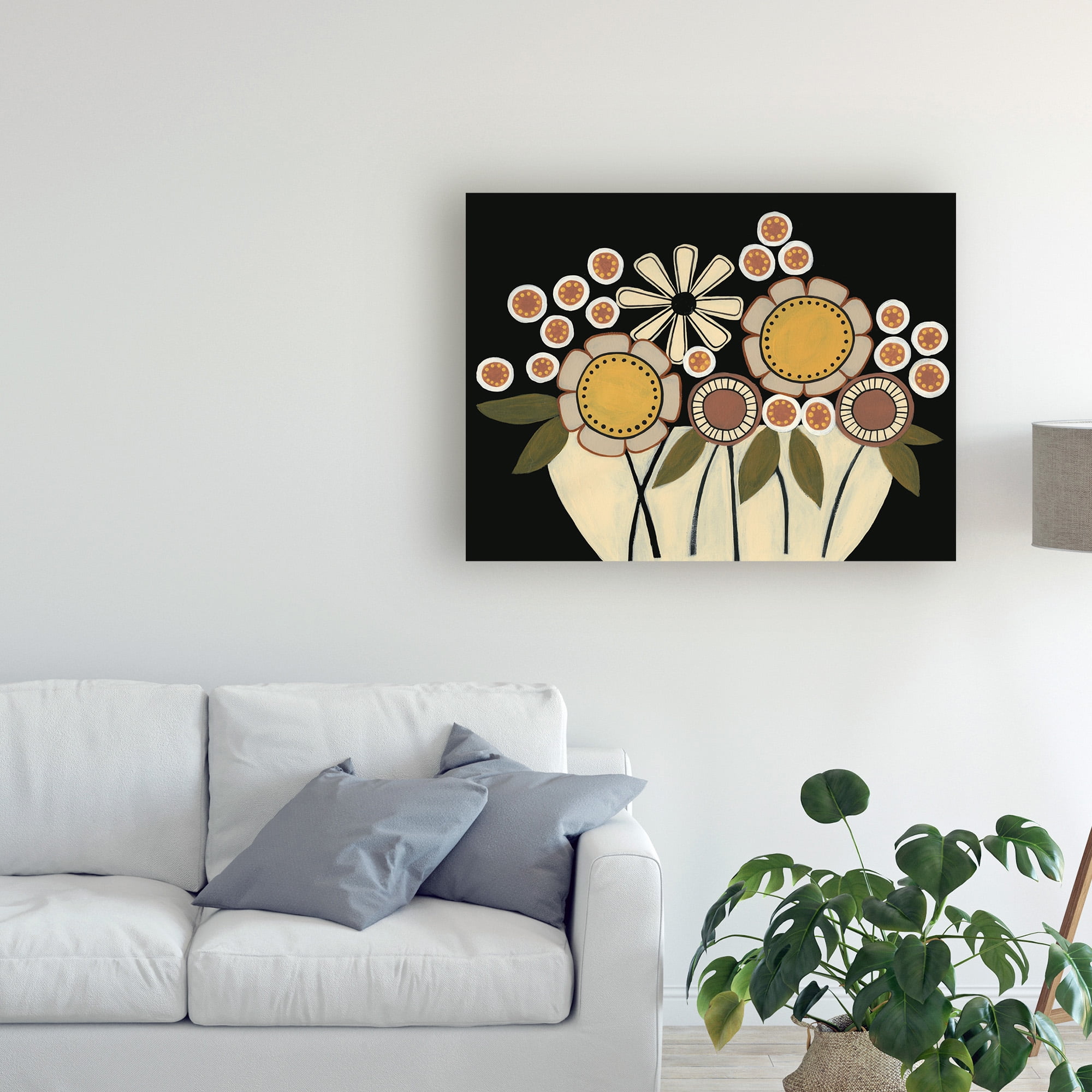 Trademark Fine Art 'Summer Garden Floral I' Canvas Art by Regina Moore