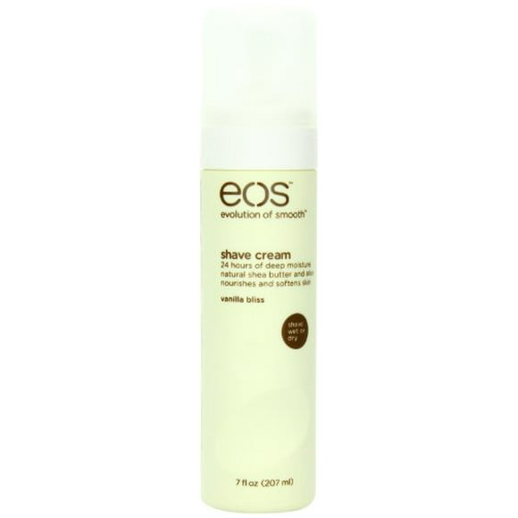 Eos Crème à Raser Ultra Hydratante Vanille Bliss Bouteille de 7 Onces (Lot de 3)