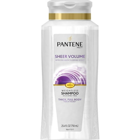 Pantene Pro-V Sheer Volume Weightless Shampoo 25.40 oz (Pack of 2)