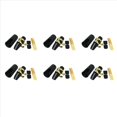 thumbnail image 1 of 6X Plastico Saxofon Boquilla con Metal Cap Hebilla Boquilla Parches Almohadillas Negro, 1 of 5