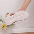 thumbnail image 6 of WRKEKC Sandals for Women Round Toe Open Toe Hollow Out Mesh Breathable One Buckle Summer Casual Shoes for Ladies, 6 of 8