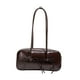 thumbnail image 2 of Bolso de hombro de piel sintética de alta capacidad, bolso de mano informal con cremallera, elegante para mujer café, 2 of 9
