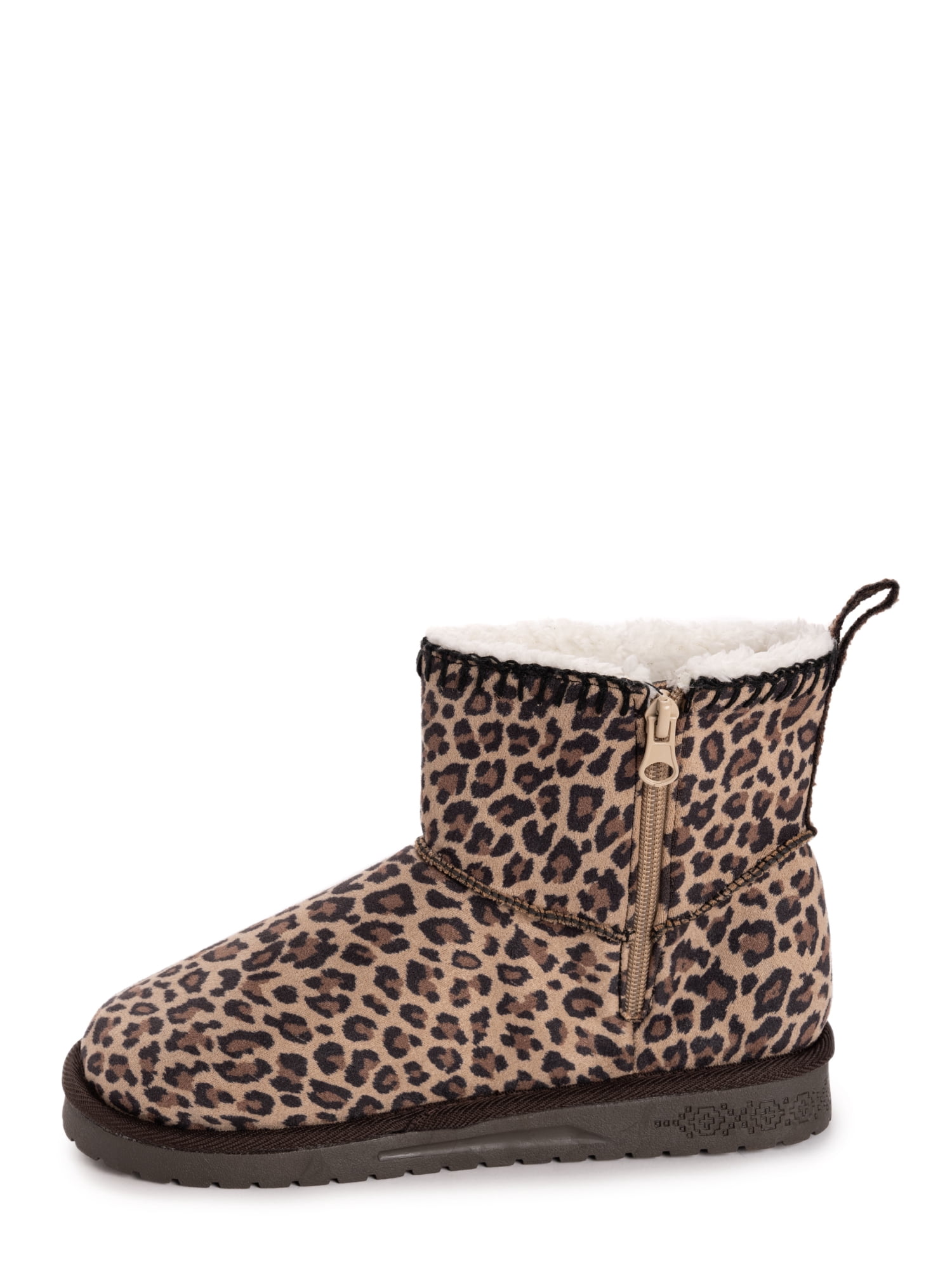 MUK LUKS Women's Truvie Faux Suede Cozy Ankle Bootie (Wide Width Available)