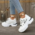 thumbnail image 5 of kamemir Women's Fashion Sneakers Women's Lifestyle Mesh Jogger Sneakers(Black,7.5), 5 of 6