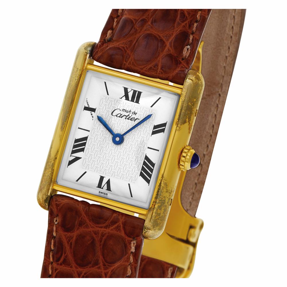 Pre-Owned Cartier Tank Vermeil 1615 