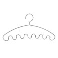 thumbnail image 3 of Colgador de sujetador para mujer, corbatas, bufandas, cinturón, colgador de armario de acero inoxidable, organizador, tendedero para armario de sala, 3 of 8