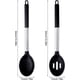 thumbnail image 2 of Cucharas de cocina grandes de silicona JanHm Utensilios de cocina antiadherentes negro, 2 of 5