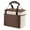 Coffee, variant on ESULOMP Lunch Bag Reusable Bag Office School Picnic Beach Leak-proof Lunch Bag 11.4 x 8.3 x 9.1 inches