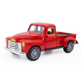 thumbnail image 1 of Camionnettes Classiques à l'Échelle 1:32 Modèle de Voiture en Alliage à Rétrofriction Moulé sous Pression & Jouets Véhicule pour Garçons Enfants Collection de Noël Voiture Jouet Rouge, 1 of 5