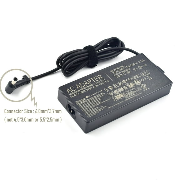 150W 20V 7.5A AC Charger for ASUS TUF Gaming FX505GT-BQ024 ADP-150CH B