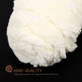 thumbnail image 4 of Shisuyan Knitting Yarn Soft White Wool Chenille Velvet 4Pcs 9.43X2.36X2.36in, 4 of 8