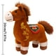 thumbnail image 3 of Muñeca Lindo muñeco de caballito de peluche suave, ideal para acompañar a tu bebé a dormir y como regalo de buena suerte. Color marrón. 1 unidad. JASKFLY, 3 of 9