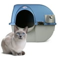 thumbnail image 2 of Omega Paw Regular Size Premium Self-Cleaning Litter Box, Blue, 2 of 6