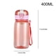 thumbnail image 3 of Wosthever Botella de agua 400ML Sport Fitness Taza portátil para beber con colador de té Semitransparente Al aire libre Estudiante Leche Drinkware Gris Cocina y Comedor Rosado Wosthever HA062969-03, 3 of 6