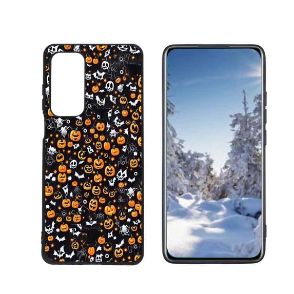 Compatible with Motorola MOTO Edge 5G UW Phone Case, Halloween-195 Case Silicone Protective for Teen Girl Boy Case for Motorola MOTO Edge 5G UW