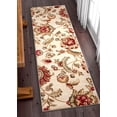 thumbnail image 2 of Well Woven Barclay Ashley Oriental Modern Floral Ivory 2'3" x 7'3" Runner Rug, 2 of 6