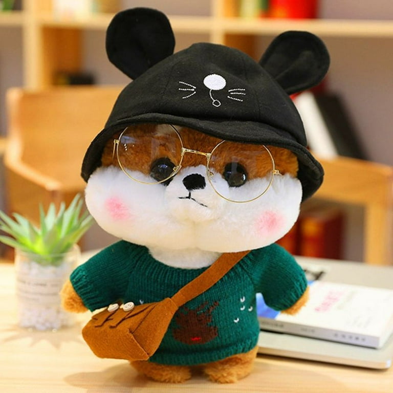 Black shiba top inu hat