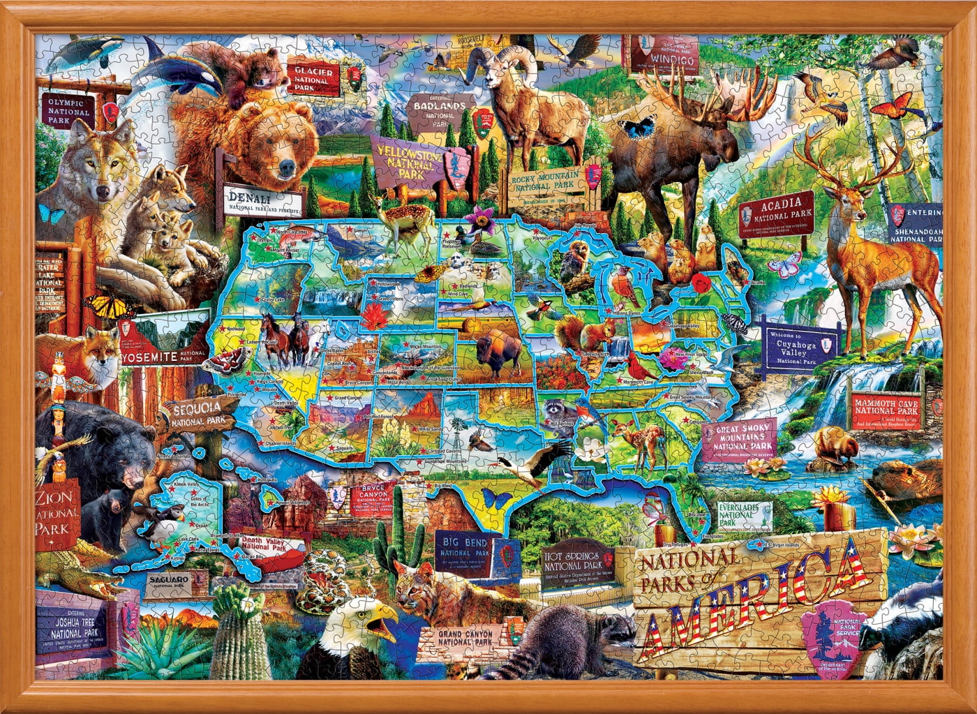 PARKS PROJECT NATIONAL PARKS WONDERLAND 1000 PIECE PUZZLE – SEED