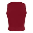 thumbnail image 5 of Women Sleeveless Crewneck Cropped Tank Top Nylon Spandex for Summer Casual Occasions, 5 of 5