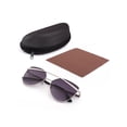 thumbnail image 3 of Cateye Sunglasses for Adult Women Female with Case, Grey, 56mm, 3 of 8