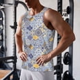 thumbnail image 5 of Logiee Colorful Mandalas Print Men's Workout Tank Top,Quick Dry Workout Tank Top,Gym Muscle Tee,Fitness Bodybuilding Sleeveless T Shirt-3X-Large, 5 of 7