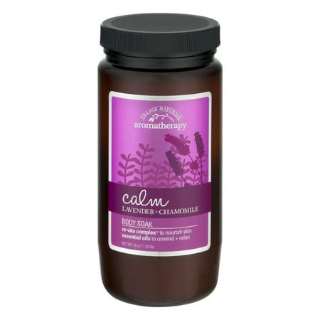 Village Naturals Aromatherapy Body Soak Calm Lavender + Chamomile, 20.0 OZ