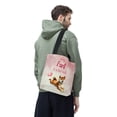 thumbnail image 3 of Every Fart is Love Note Shiba Inu Guilty Face Happy Valentine's All Over Print 3D Canvas Tote Bag Shibas Dog Lovers Gifts Idea Reusable Handbag - 01016, 3 of 5