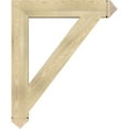 thumbnail image 3 of Ekena Millwork 6"W x 38"D x 46"H Traditional Arts & Crafts Rough Sawn Bracket, Douglas Fir, 3 of 4
