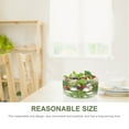 thumbnail image 5 of FELTECHELECTR Transparent High Borosilicate Glass Salad Bowl for and Large Capacity 550ml, 5 of 7