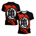 thumbnail image 1 of Camisetas de Goku de Dragon Ball para hombre, Tops de manga corta con estampado, Moda para todos los días, camiseta de gran tamaño, ropa de verano, 1 of 4