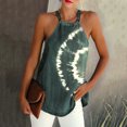 thumbnail image 1 of EGNMCR Camisoles pour Femmes Femmes Mode Décontractée Ample à Nouer Imprimées Sans Bretelles Sans Manches Hauts à Bretelles, 1 of 7