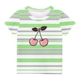 thumbnail image 2 of DecSea T-Shirt Respirant Unisexe d'Été pour Enfants Haut à Manches Courtes Col Rond Imprimé Lettre Décontracté pour Garçons, 2 of 3
