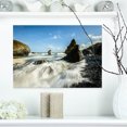 thumbnail image 1 of Roaring Atlantic Rocky Coast - Seascape Canvas Art Print, 1 of 3