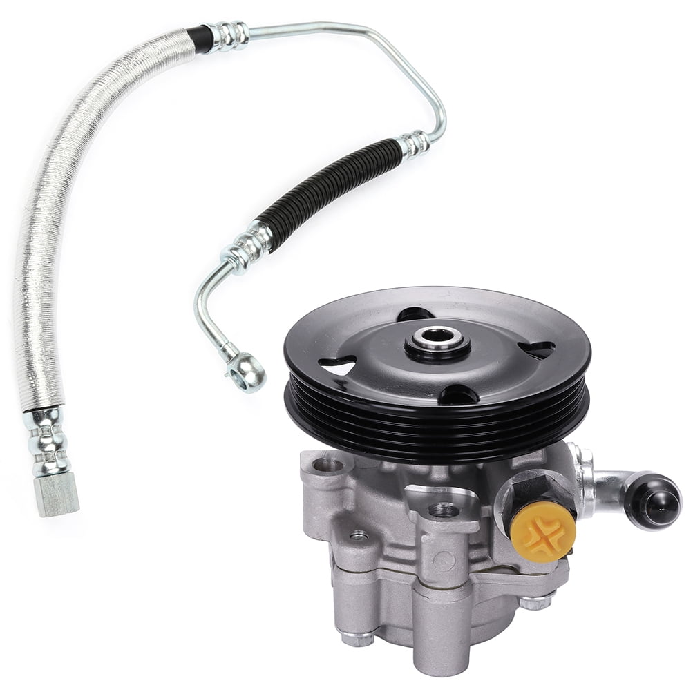AUTOMUTO Power Steering Pump with Power Steering Pressure Line Hose Assembly Fit For 20022003