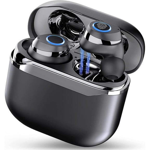 Donerton Headset Wireless,  Bluetooth 5.1 Earphone HiFi Stereo  with Mic CVC8.0 Noise Canceling, IP7 Waterproof Touch Control Bluetooth Sport headphone