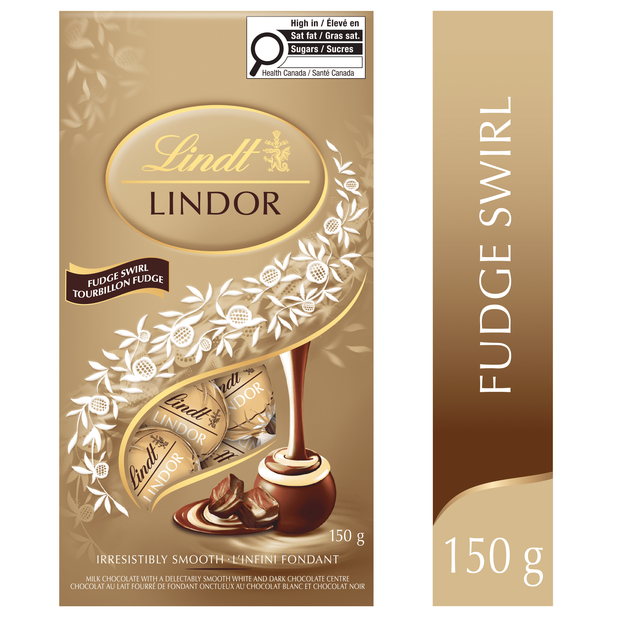 Lindt LINDOR Fudge Swirl Chocolate Truffles, 150-Gram Bag - Walmart.ca