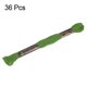 thumbnail image 3 of 3 piezas 12 madejas de hilo de bordar 8.75yds (8m) hilo de punto de cruz de algodón egipcio, Verde Hierba (6905), 3 of 6