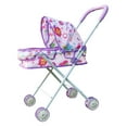 thumbnail image 4 of Siruishop Foldable Baby Doll Stroller for Dolls Miniature Push Cart Toy for Girls Boys Purple, 4 of 8