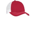 thumbnail image 1 of District &174; Capuchon Arrière en Maille. Dt607 Osfa Rouge/ Blanc, 1 of 1