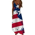 thumbnail image 2 of OAVQHLG3B Womens Dresses Sun Dresses Women Summer Casual 4th of July Outfits American flag s Summer Casual Beach Sleeveless Suspenders Printing Dress, 2 of 5