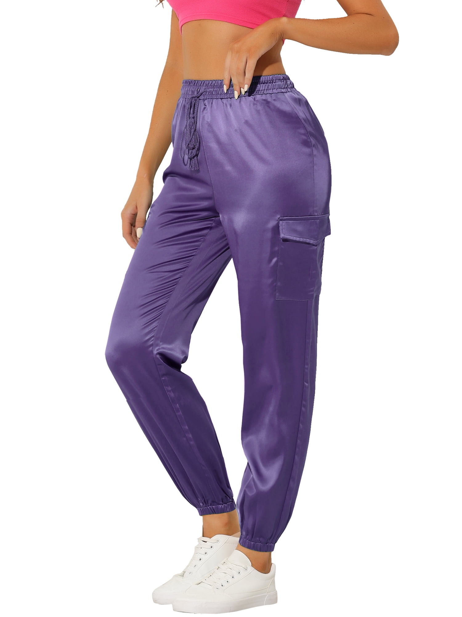 Spykar Purple Solid Ankle-Length [waist rise] Casual Women Cargo Fit Pant -  Selling Fast at