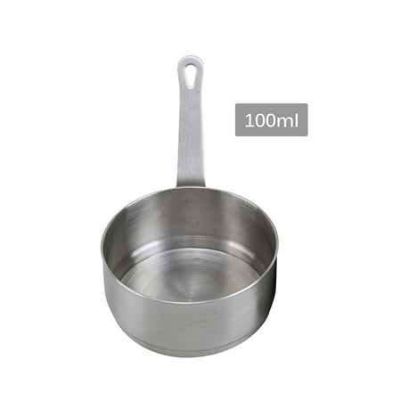 

50ML Stainless Steel Long Handle Chocolate Melting Pot Milk Boiler Butter Melting Pot Pastry Bake Tool Cooking Pot
