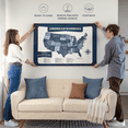 thumbnail image 6 of Elephant Stock Baseball Push Pin Hobby Map I Wall Art - Map Canvas Art - 39" x 26", 6 of 8