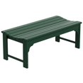 thumbnail image 1 of Ellendale Banc Adirondack Sans Dossier en Plastique Poly Vert Foncé, 1 of 6